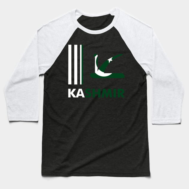 Kashmir Pakistan Flag Together Show Our Support With Kashmir Baseball T-Shirt by mangobanana